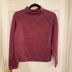 G.H. BASS & CO Vintage Women’s Ramie Blend Mock Neck Sweater